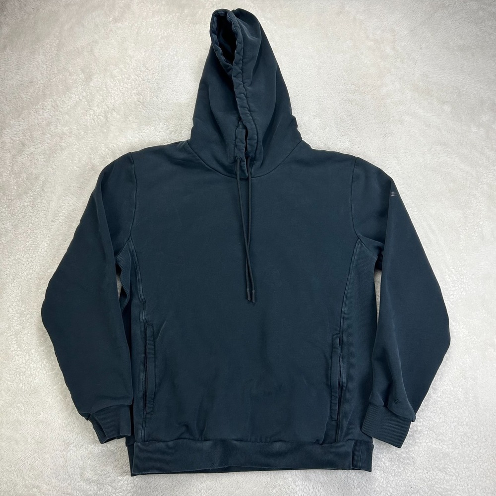 Fabletics Courtside Pullover Hoodie Mens Dark Blue Anti-Stink Sweat Wicking